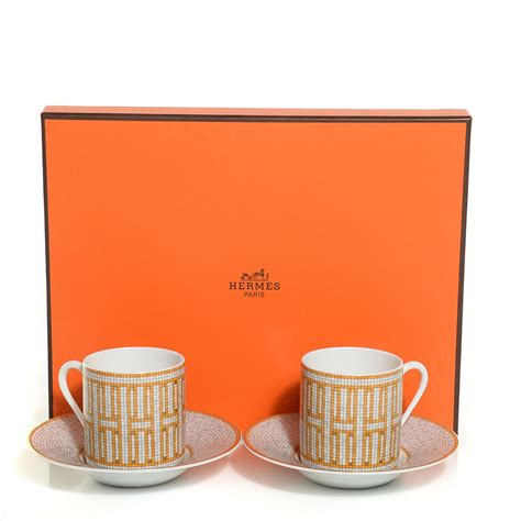 hermes espresso cup set